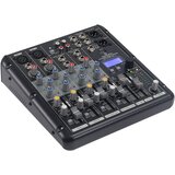 Soundsation 6-kanalni profesionalni mikser YOUMIX-202 MEDIA, 23x25x7cm, Crni Cene