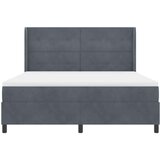 Box spring krevet Tamno siva 180 x 200 cm Baršun | shoptok.hr