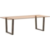  Noge za blagovaonski stol V-oblik 2 kom Prirodni čelik 90 x (72-73,3) cm Čelik | Eponuda.ba