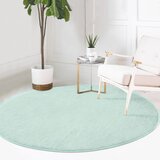 Mila Home Mentol zeleni periv/pogodan za robotski usisavač okrugli tepih ø 80 cm Comfort – | shoptok.hr