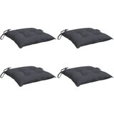  Jastuci za stolice 4 kom antracit 40x40x7 cm od tkanine Oxford | Eponuda.com