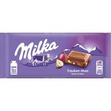 Milka Čokolada z rozinami in lešniki - 100 g Cene