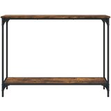  Konzolni stol boja hrasta 101x30 5x75 cm konstruirano drvo | shoptok.hr