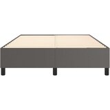vidaXL Box spring posteljni okvir siv 140x190 cm umetno usnje | Shoptok.si