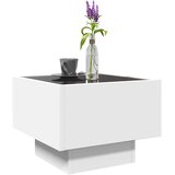  Bočni stolić LED bijeli 40 x 40 x 30 cm od konstruiranog drva | shoptok.hr