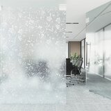  Prozorska folija matirana s cvjetnim uzorkom 45 x 500 cm PVC | shoptok.hr