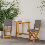  Zunanje bistro stolice 2 pcs Temno siva 38 x 46 x 85 cm, (5000272787) | Shoptok.si