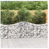  Lučne gabionske košare 8 kom 200x30x80/100 cm pocinčano željezo | shoptok.hr