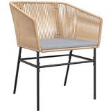  Vrtna garnitura - 9-dijelni vrtni blagovaonski set s jastucima poliratan i staklo - Smeđa 200 x 100 x 74 cm 8 | shoptok.hr