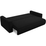 Makamii Crna baršunasti sklopiva/s prostorom za odlaganje sofa 238 cm Kapua – | shoptok.hr