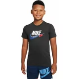 Nike NSW SI SS TEE Majica za dječake, tamno siva, veličina