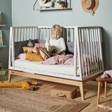 Leander® tkanena ograda za dječji krevet linea™ i luna™ cool grey | shoptok.hr