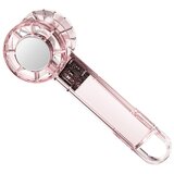 INF Prozoren ročni hladilni ventilator Type-C, 3-stopenjski, 2000mAh Pink, (5000286638) | Shoptok.si