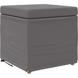  Stolica Siva 41 x 41 x 40 cm Umetno Usnje in Umetno Leseno, (5000243268) | Shoptok.si