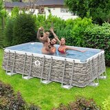 Avenli Stone Frame Plus Porodični montažni bazen 540x250x122 SET sa pumpom, podlogom i prekrivačem