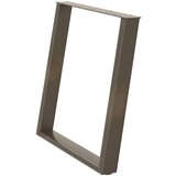  Noge za blagovaonski stol U-oblik 2 kom Prirodni čelik 70 x (72-73) cm Čelik - Prirodna 70 x (72-73) cm 1 | shoptok.hr
