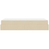  Okvir kreveta s madracem 2 pcs Krema tkanina | Eponuda.ba