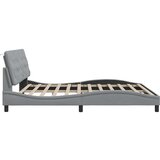  Okvir za krevet bez madraca svjetlosivi 200 x 200 cm od tkanine | shoptok.hr