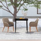  3-dijelni vrtni blagovaonski set s jastucima smeđi | shoptok.hr