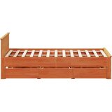  Okvir kreveta bez madraca s uzglavljem 150x200 cm od borovine | shoptok.hr