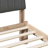  Konstrukcija postelje Rjava 150 x 200 cm Masivno borovo les, (5000084566) | Shoptok.si