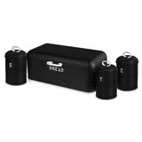 Black Silver kutija za kruh s dodacima BH-6754