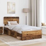  Konstrukcija postelje Star les 90 x 190 cm Masivno borovo les, (5000102924) | Shoptok.si