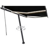  Automatska tenda sa senzorom za vjetar LED 300x250 cm antracit | shoptok.hr