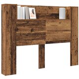  Krevetna ploča s LED-om Zidne Staro drvo 140 x 16 5 x 103 5 cm - Staro drvo 140 cm | shoptok.hr