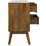 Light & Living Rjava nizka komoda iz masivnega lesa 114x80 cm Espita – | Shoptok.si