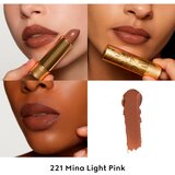 Gucci Beauty Rouge à Lèvres Satin Lipstick satenasta šminka odtenek 221 Mina Light Pink 3.5 g | Shoptok.si