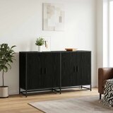  Kreveta Crni hrast 134 x 35 x 76 cm Konstruirano drvo - Crni hrast | shoptok.hr