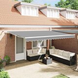 vidaXL Nadstrešnica Bijelo 5 x 3 m Metal | shoptok.hr