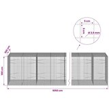  Gabion s žicom debljine 3 5 mm i mrežom 5x5 cm 1050x100x100 cm - 100 cm 100 cm 1050 cm | shoptok.hr