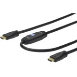 Digitus HDMI Priključni kabels pojačalom[1x Muški konektor HDMI - 1x Muški konektor HDMI] 15 m Crna | Eponuda.ba