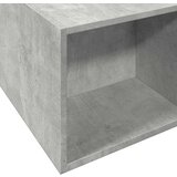 vidaXL Posteljni okvir betonsko siv 160x200 cm inženirski les | Shoptok.si
