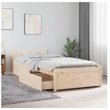  okvir za krevet s ladicama 75 x 190 cm jednokrevetni | shoptok.hr