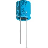 Radijalni standardnielektrol. kondenzator (OxV)10 mm x 16 mm raster 5