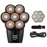 INF 7D magnetna plavajoča glavica brivnika – LED, Type-C, IPX5, 120min Black, (5000287204) | Shoptok.si