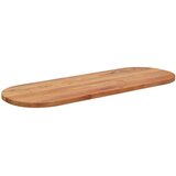 Stolna ploča 140x50x2,5 cm ovalna od masivnog drva bagrema | shoptok.hr
