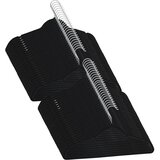 The Living Store Obešalniki 50 kosov nedrseči črni žamet - Obešalnik, (21494605) | Shoptok.si