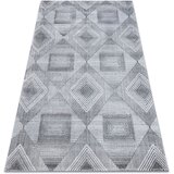 RugsX Preproge Preproga Strukturni SIERRA G5011 Ploščato tkano, 120x170 cm Siva | Shoptok.si