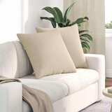 vidaXL jastučići za sofu 2 pcs krema 60 x 60 cm tkanina | shoptok.hr