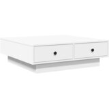  Stolić za kavu bijeli 90 x 90 x 28 cm od konstruiranog drva | Eponuda.com