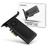 Axagon PCEM2-DC PCI-E 3.0 x16-DUAL M.2 SSD(NVMe + SATA),sa hladnjakom | shoptok.hr