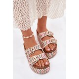 Boto Women's Sandals On Chunky Platform With Weaving And Buckles Multicolor | Shoptok.si