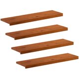  Stepenica 4 kom. 90 x 25 x 2 cm Smeđa Čvrsto Hrastovo Drvo | shoptok.hr