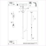Nice Lamps Črna viseča svetilka ø 8 cm Bliss – | Shoptok.si