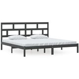 Furnova Posteljni okvir črn iz borovine 200x200 cm, (21934612) | Shoptok.si