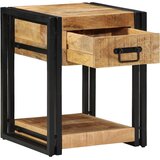  Noćni ormarići 2 kom 40x40x50 cm Masivno neobrađeno drvo manga | Eponuda.com